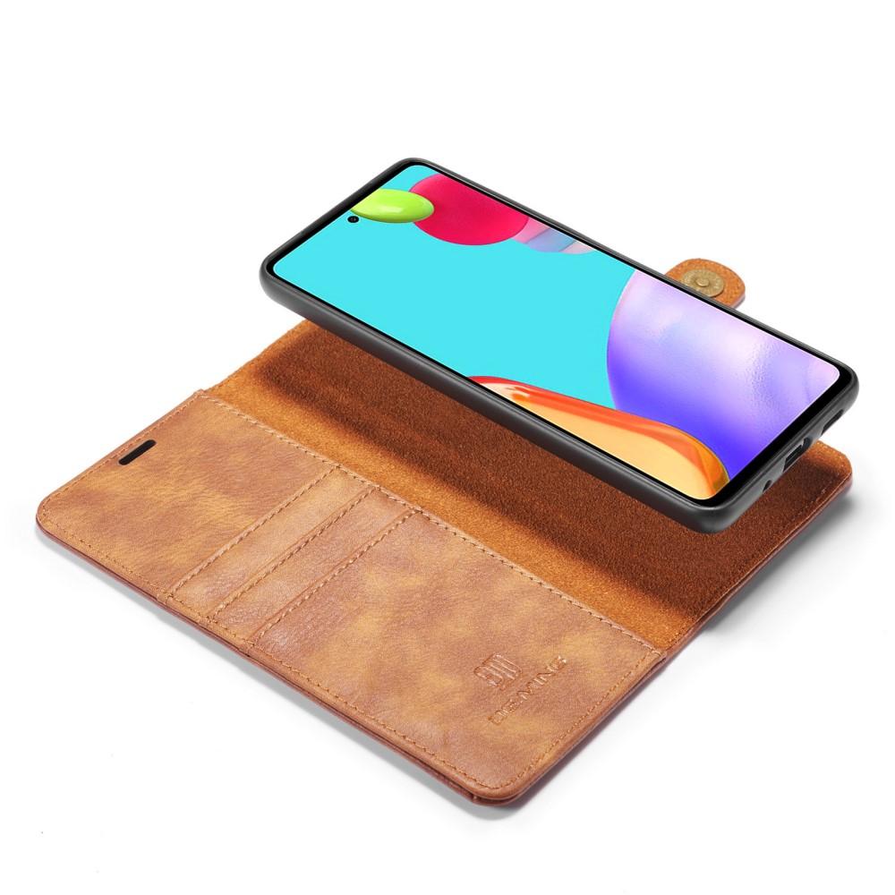 Étui portefeuille Magnet Wallet Samsung Galaxy A52 5G, Cognac