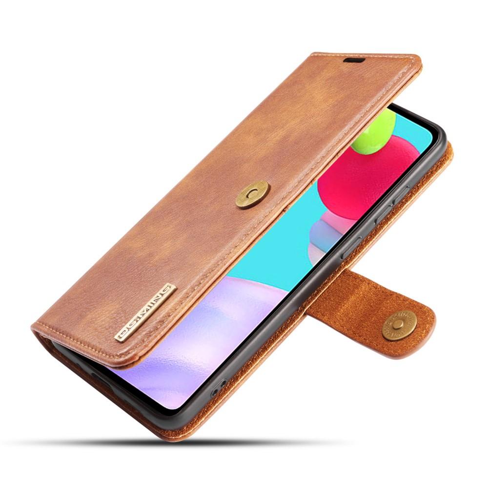 Étui portefeuille Magnet Wallet Samsung Galaxy A52 5G, Cognac