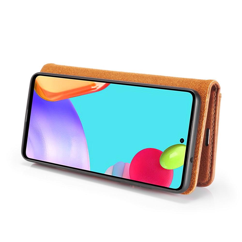 Étui portefeuille Magnet Wallet Samsung Galaxy A52 5G, Cognac