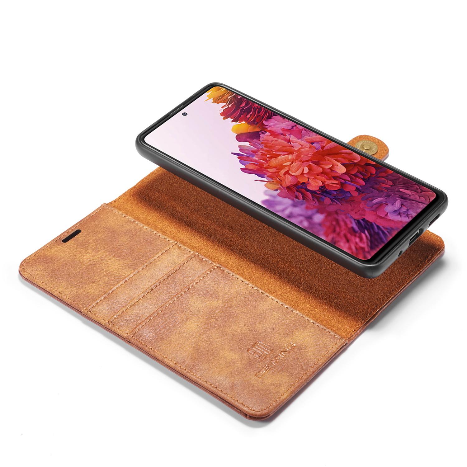 Étui portefeuille Magnet Wallet Samsung Galaxy S20 FE, Cognac