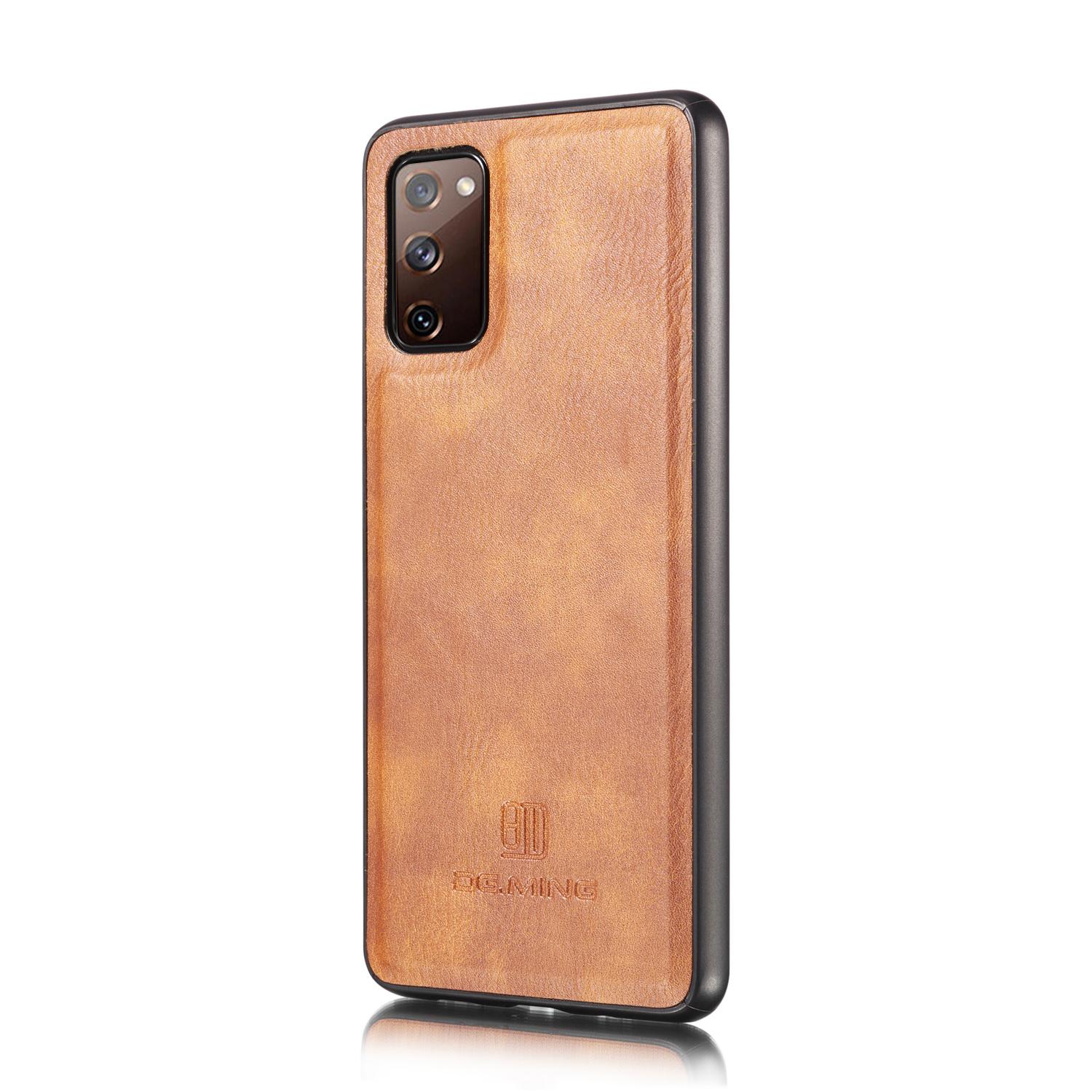 Étui portefeuille Magnet Wallet Samsung Galaxy S20 FE, Cognac