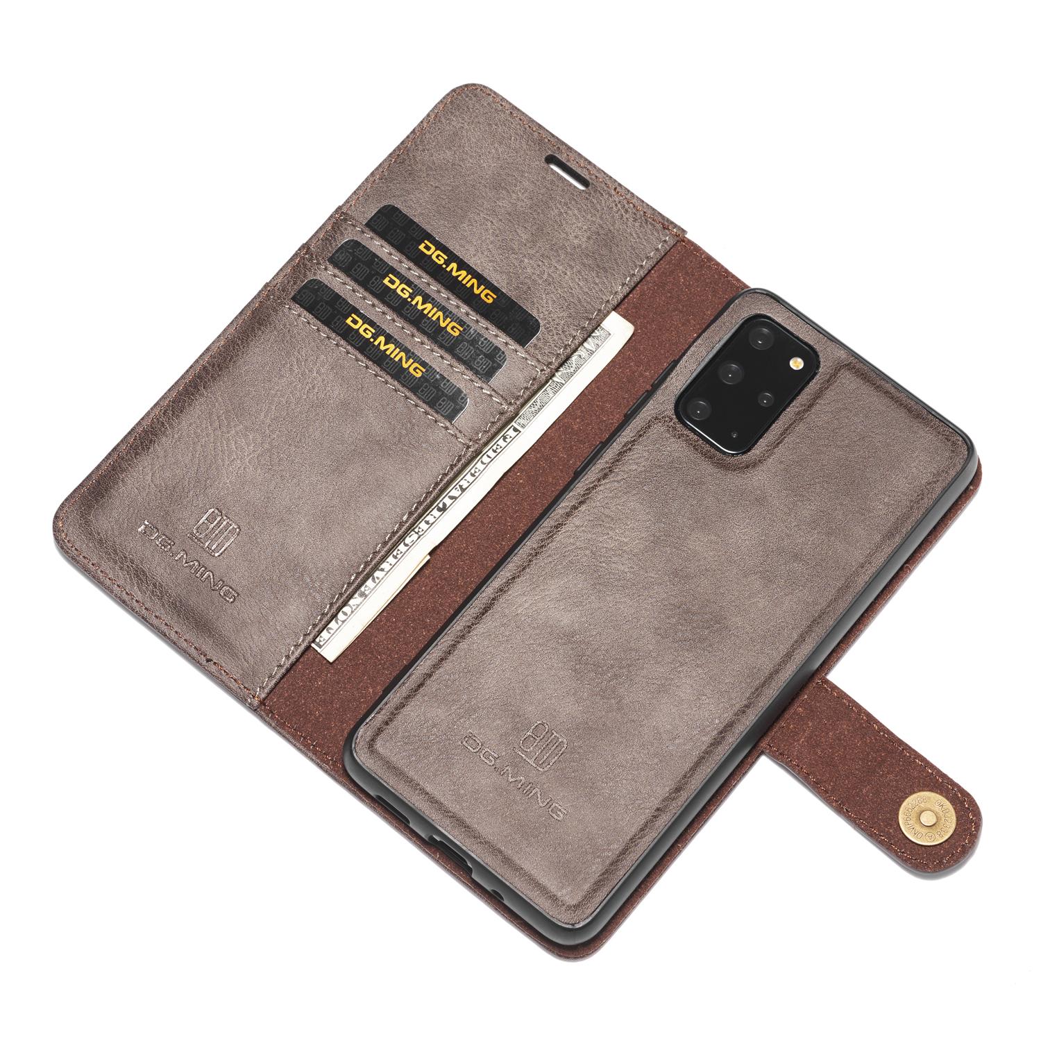 Étui portefeuille Magnet Wallet Samsung Galaxy S20 Plus, Marron