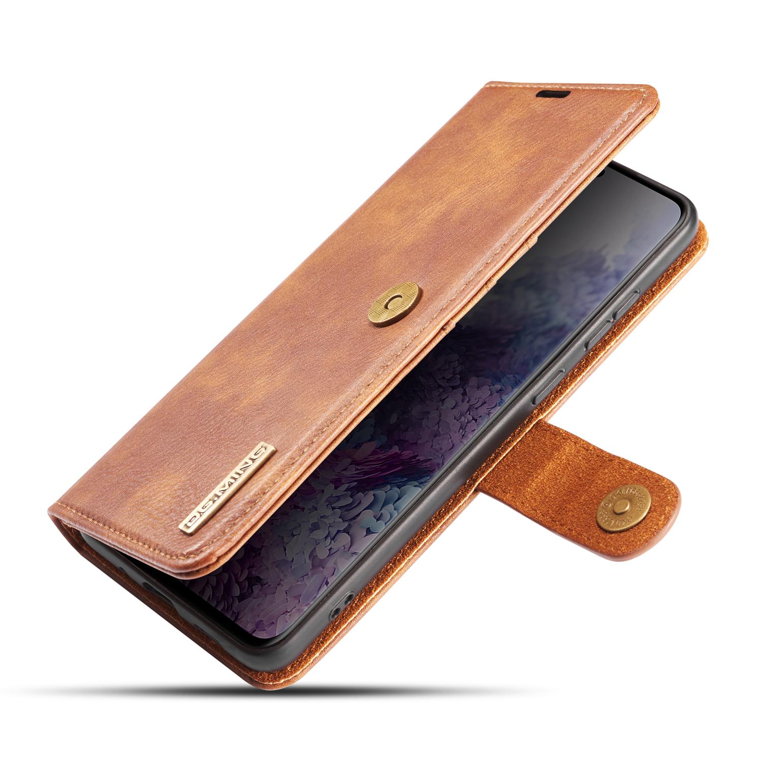 Étui portefeuille Magnet Wallet Samsung Galaxy S20 Plus Cognac