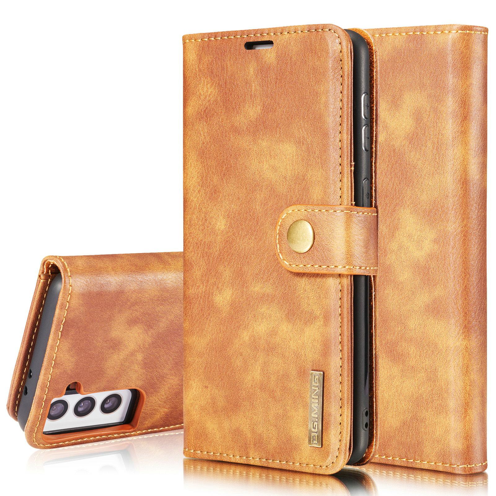 Étui portefeuille Magnet Wallet Samsung Galaxy S21 Cognac