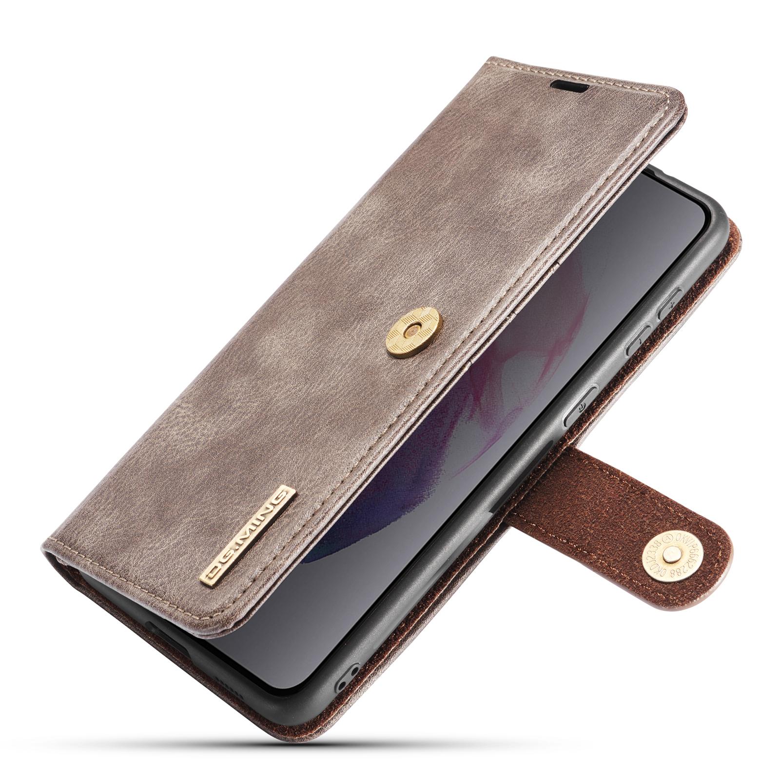 Étui portefeuille Magnet Wallet Samsung Galaxy S21 Plus Brown