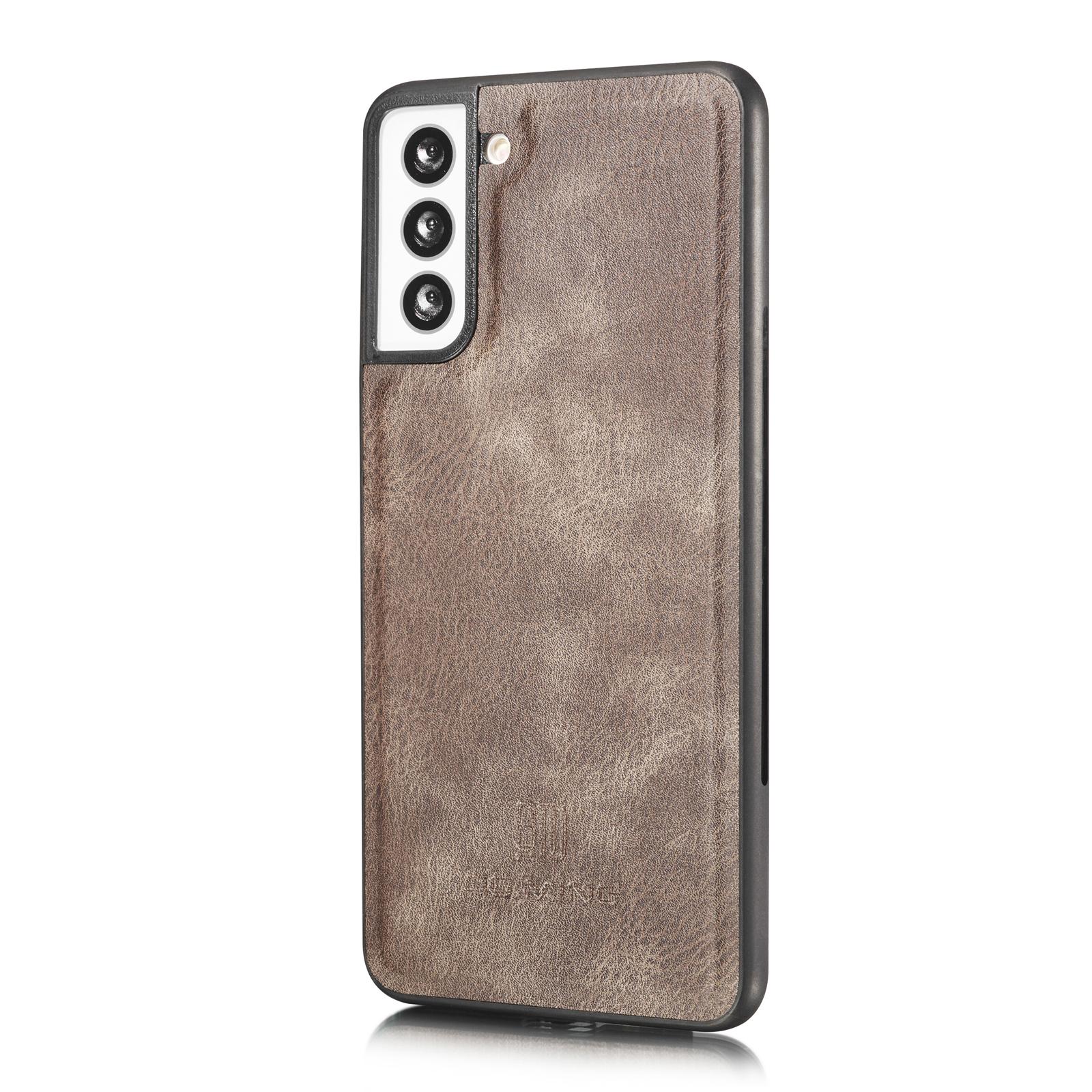 Étui portefeuille Magnet Wallet Samsung Galaxy S21 Plus, Marron