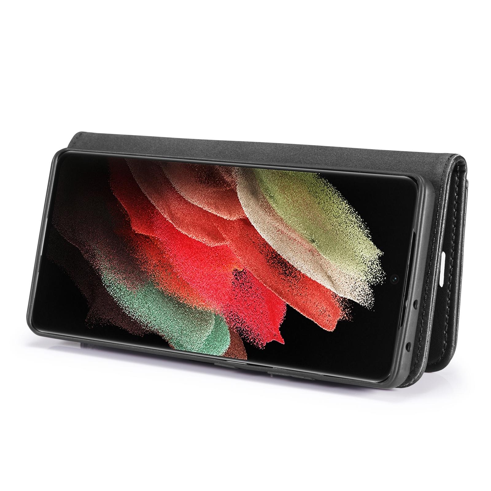 Étui portefeuille Magnet Wallet Samsung Galaxy S21 Ultra, Black