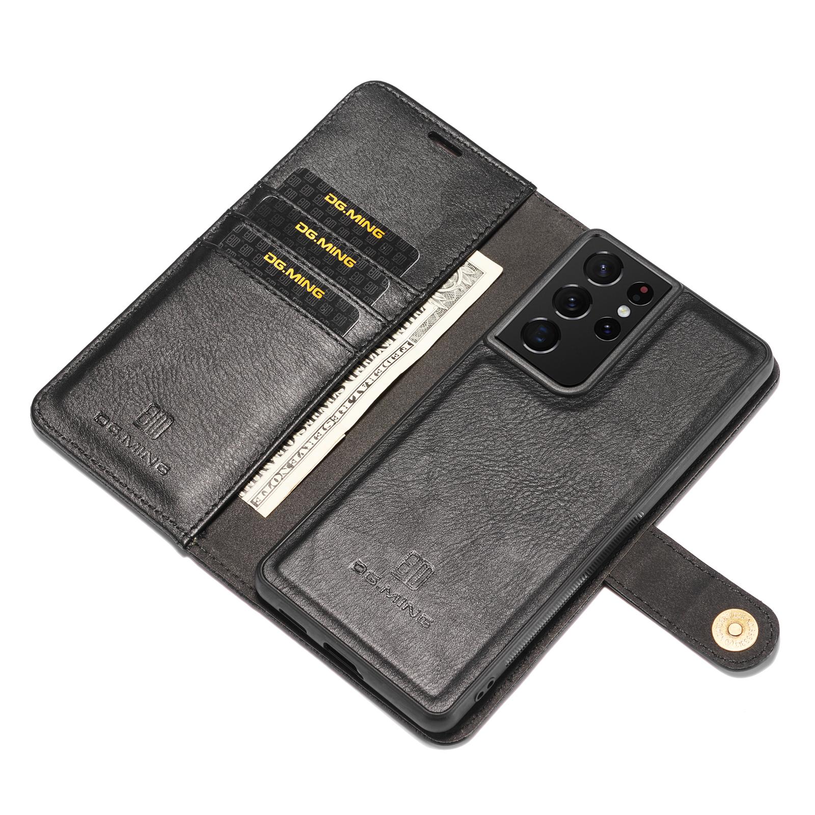 Étui portefeuille Magnet Wallet Samsung Galaxy S21 Ultra, Black