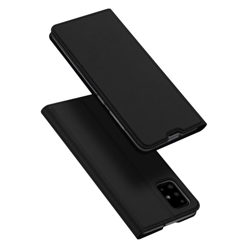 Étui portefeuille Skin Pro Series Samsung Galaxy A51, Noir