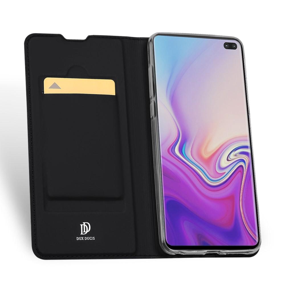 Étui portefeuille Skin Pro Series Samsung Galaxy S10 Plus Black