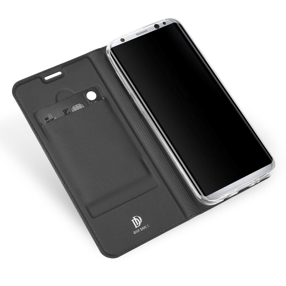 Étui portefeuille Skin Pro Series Samsung Galaxy S8, Gris