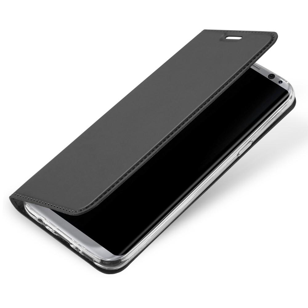Étui portefeuille Skin Pro Series Samsung Galaxy S8, Gris