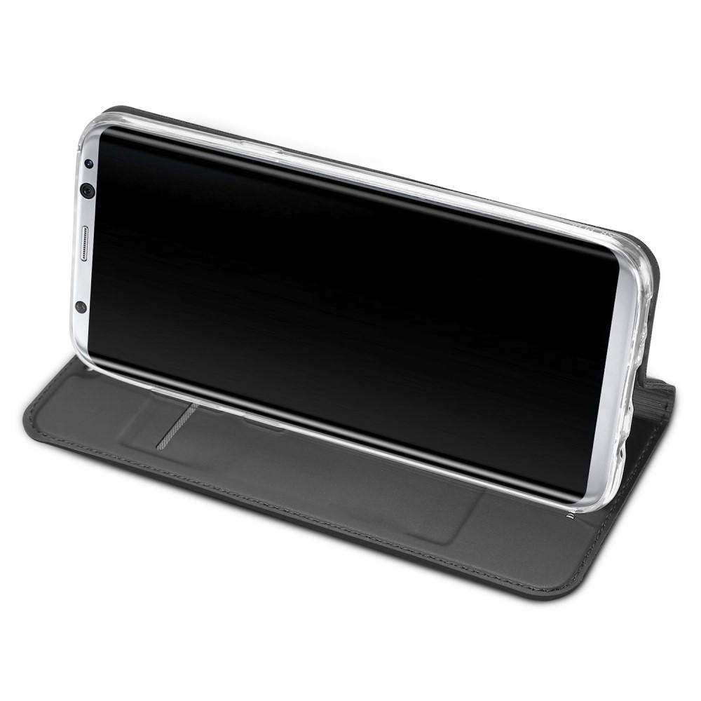 Étui portefeuille Skin Pro Series Samsung Galaxy S8, Gris