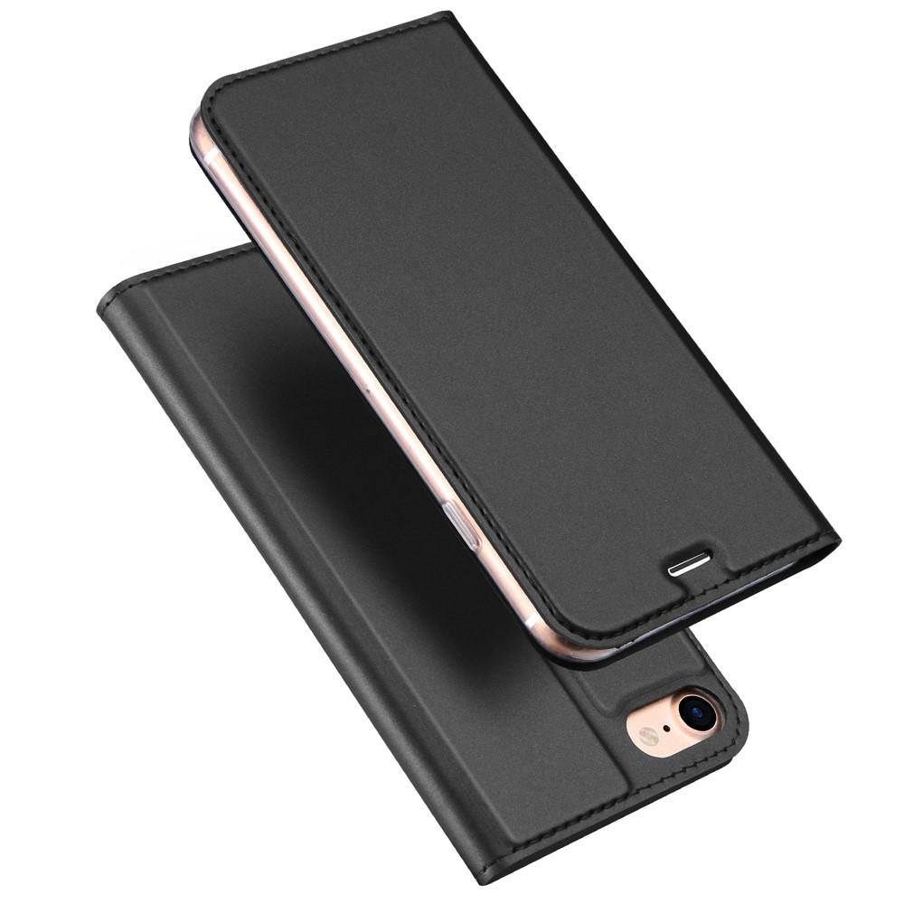 Étui portefeuille Skin Pro Series Apple iPhone SE 2020/iPhone SE 2022/iPhone 8/iPhone 7, Gris