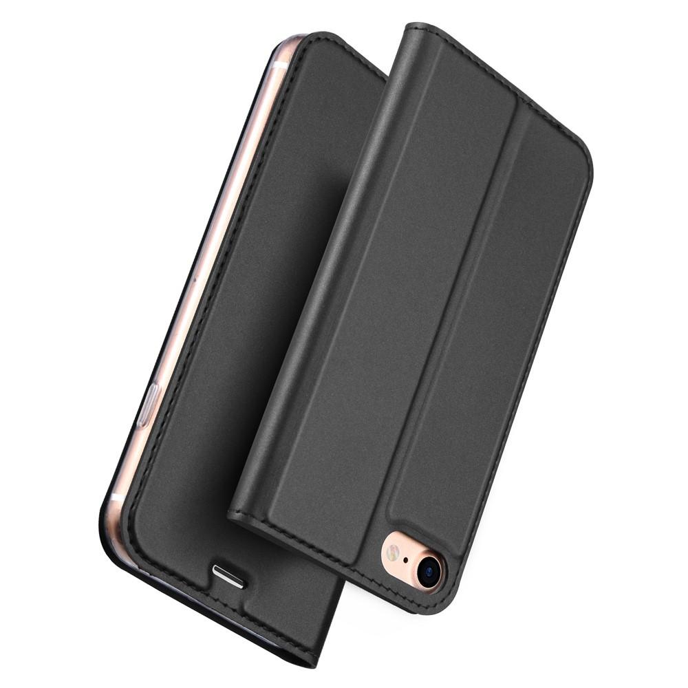 Étui portefeuille Skin Pro Series Apple iPhone SE 2020/iPhone SE 2022/iPhone 8/iPhone 7, Gris