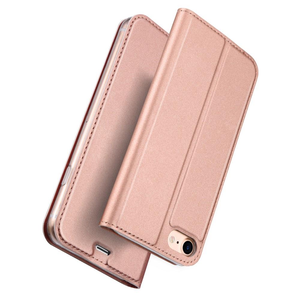 Étui portefeuille Skin Pro Series iPhone SE (2022) Rose Gold