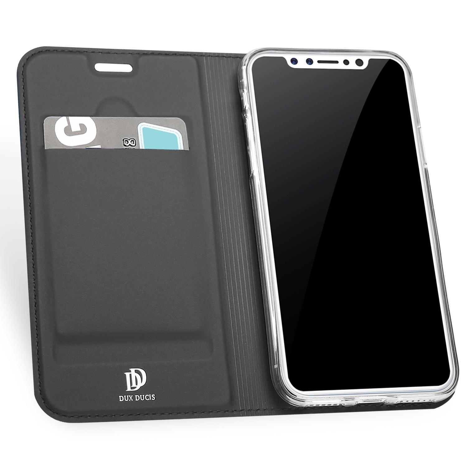Étui portefeuille Skin Pro Series iPhone X/XS, Gris
