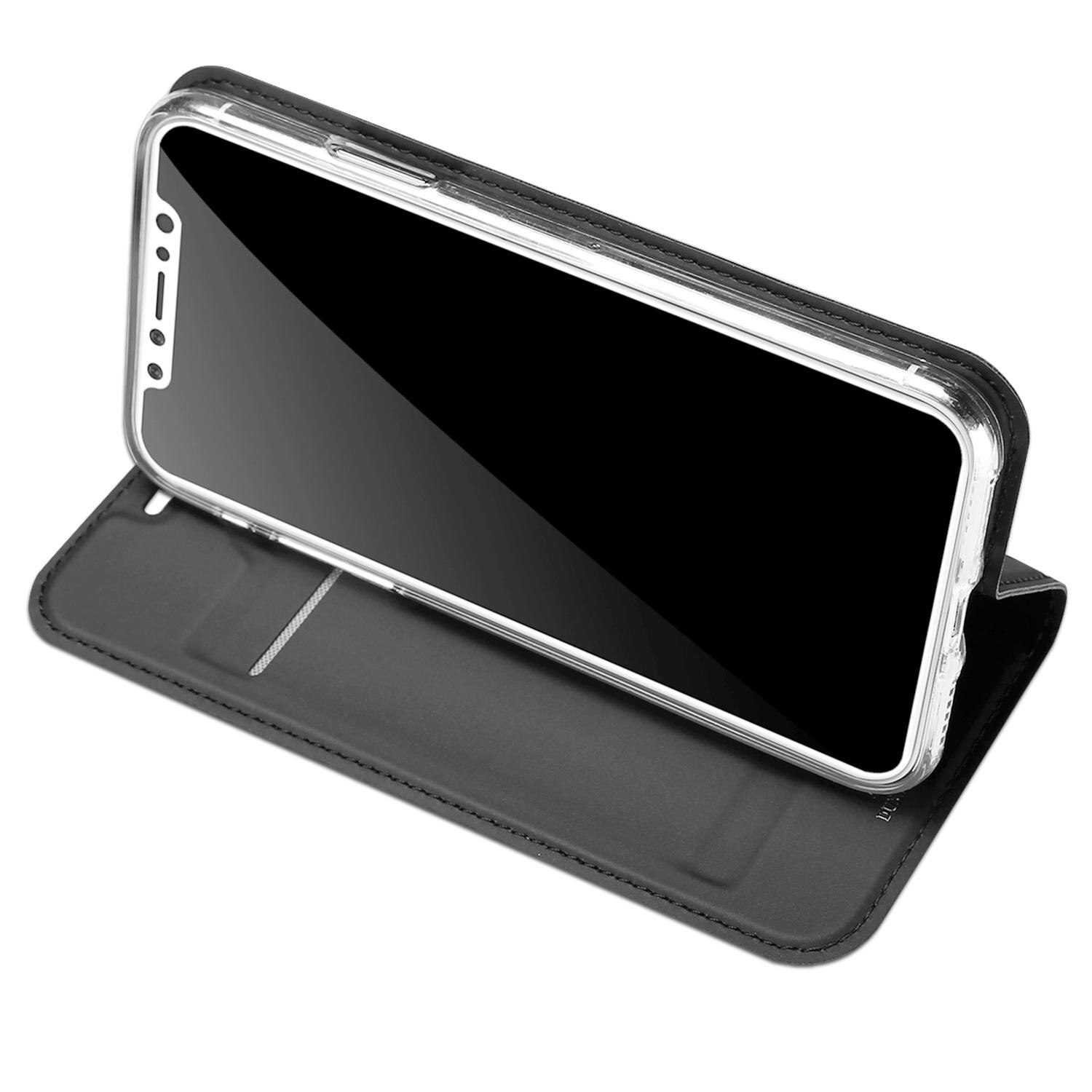 Étui portefeuille Skin Pro Series iPhone X/XS, Gris