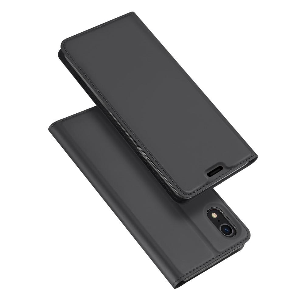 Étui portefeuille Skin Pro Series iPhone Xr Grey