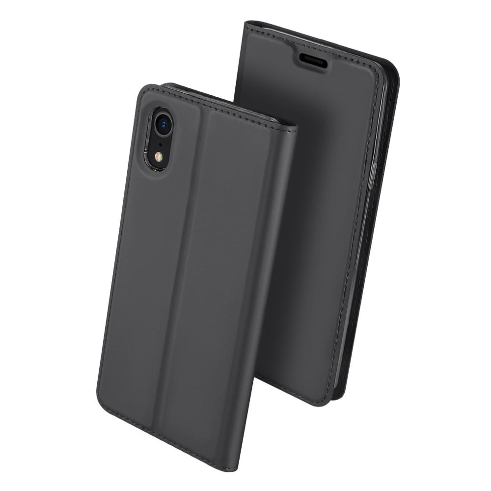 Étui portefeuille Skin Pro Series iPhone Xr, Gris