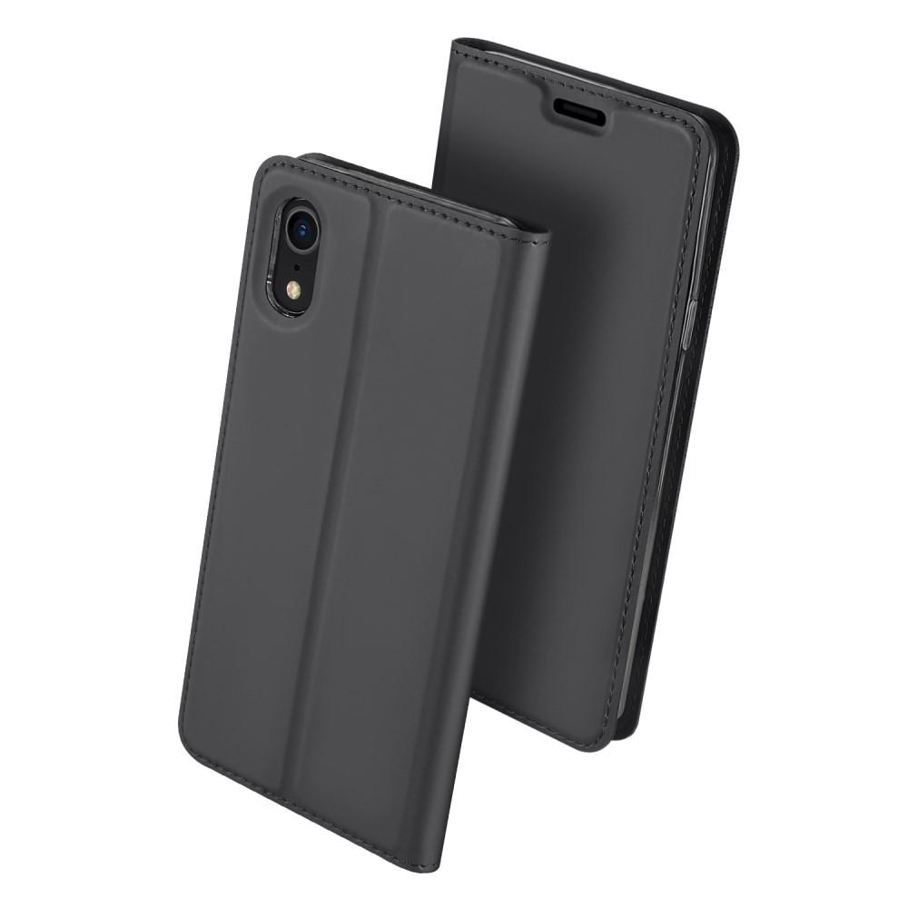 Étui portefeuille Skin Pro Series iPhone Xr Grey