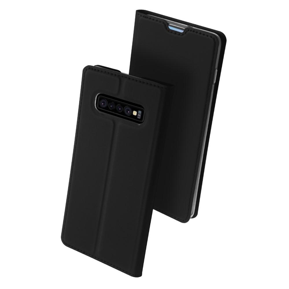 Étui portefeuille Skin Pro Series Samsung Galaxy S10 Black