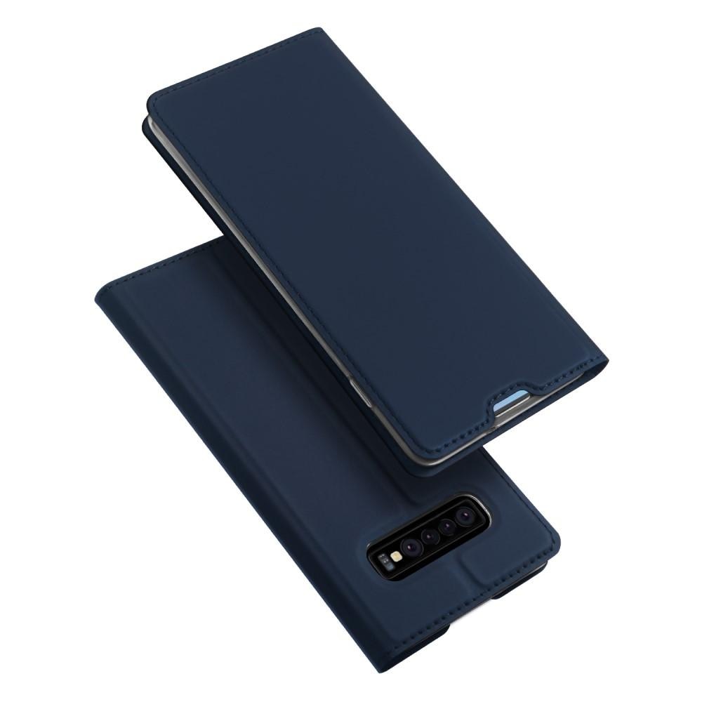 Étui portefeuille Skin Pro Series Samsung Galaxy S10, Bleu