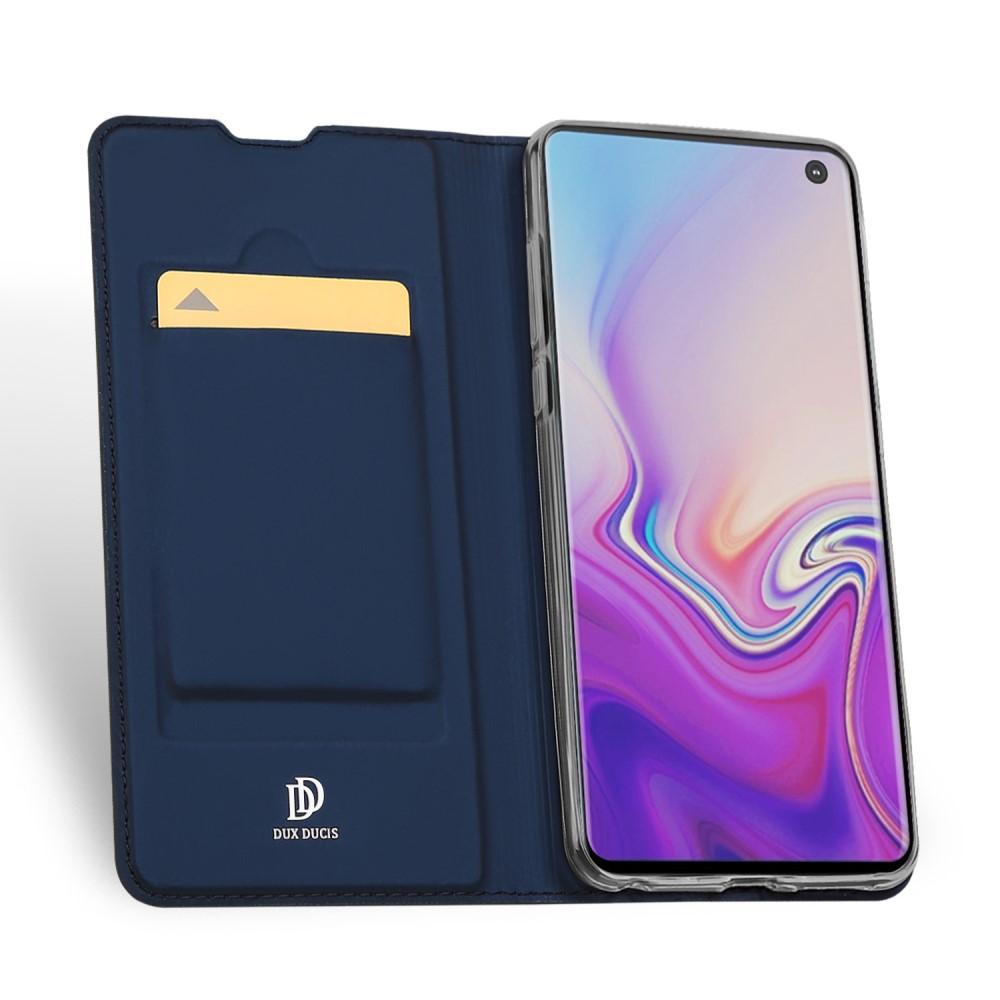 Étui portefeuille Skin Pro Series Samsung Galaxy S10, Bleu