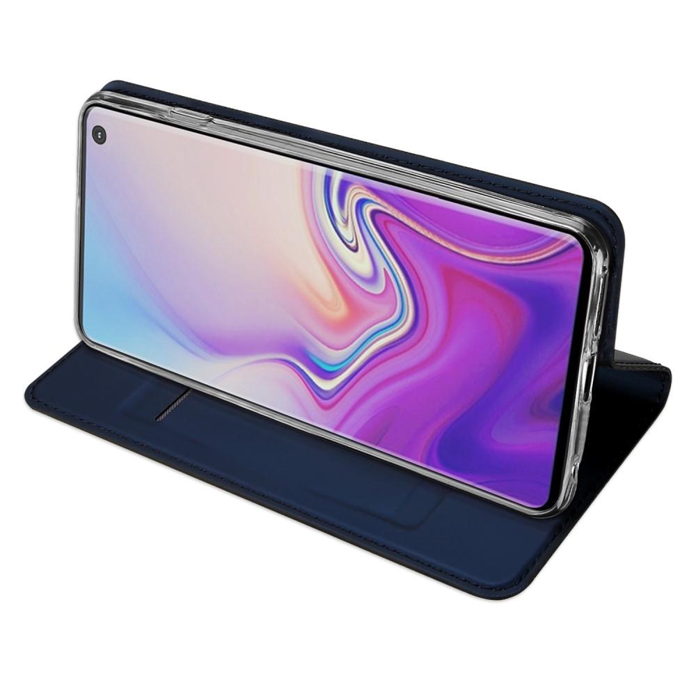 Étui portefeuille Skin Pro Series Samsung Galaxy S10, Bleu