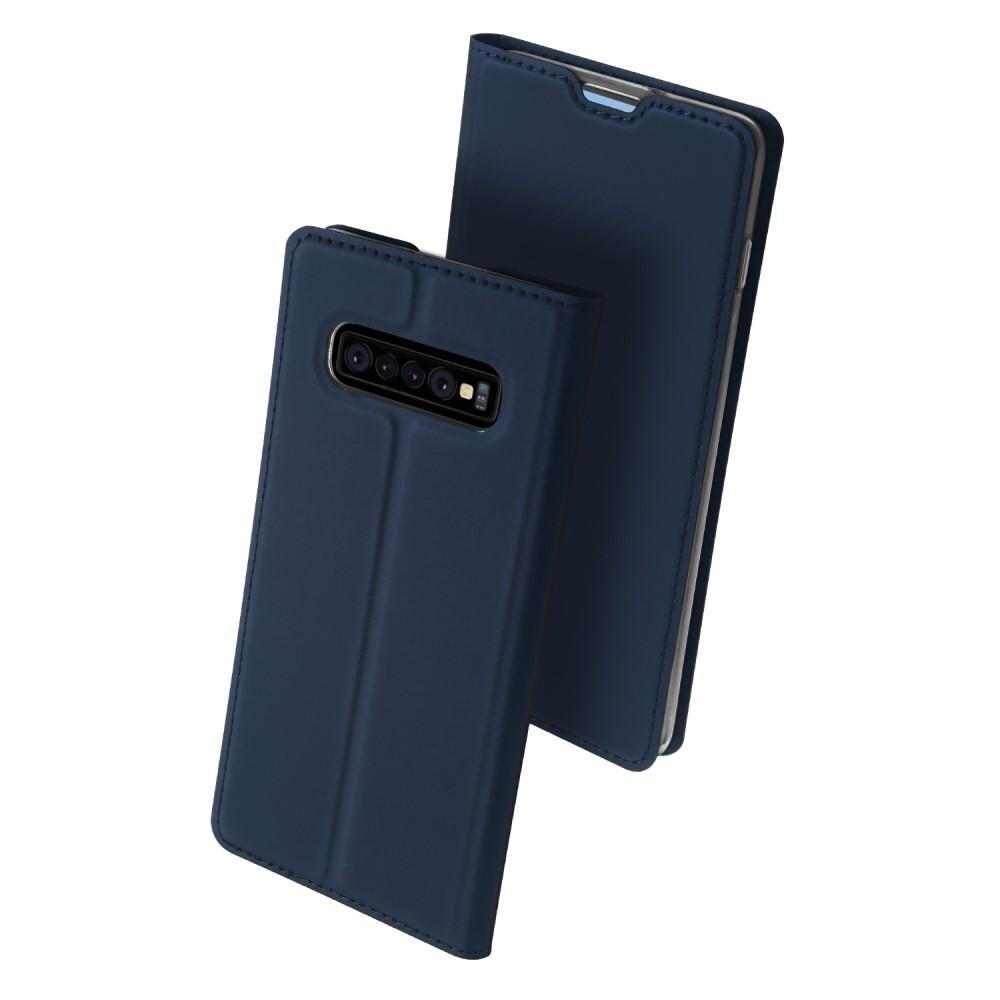 Étui portefeuille Skin Pro Series Samsung Galaxy S10, Bleu