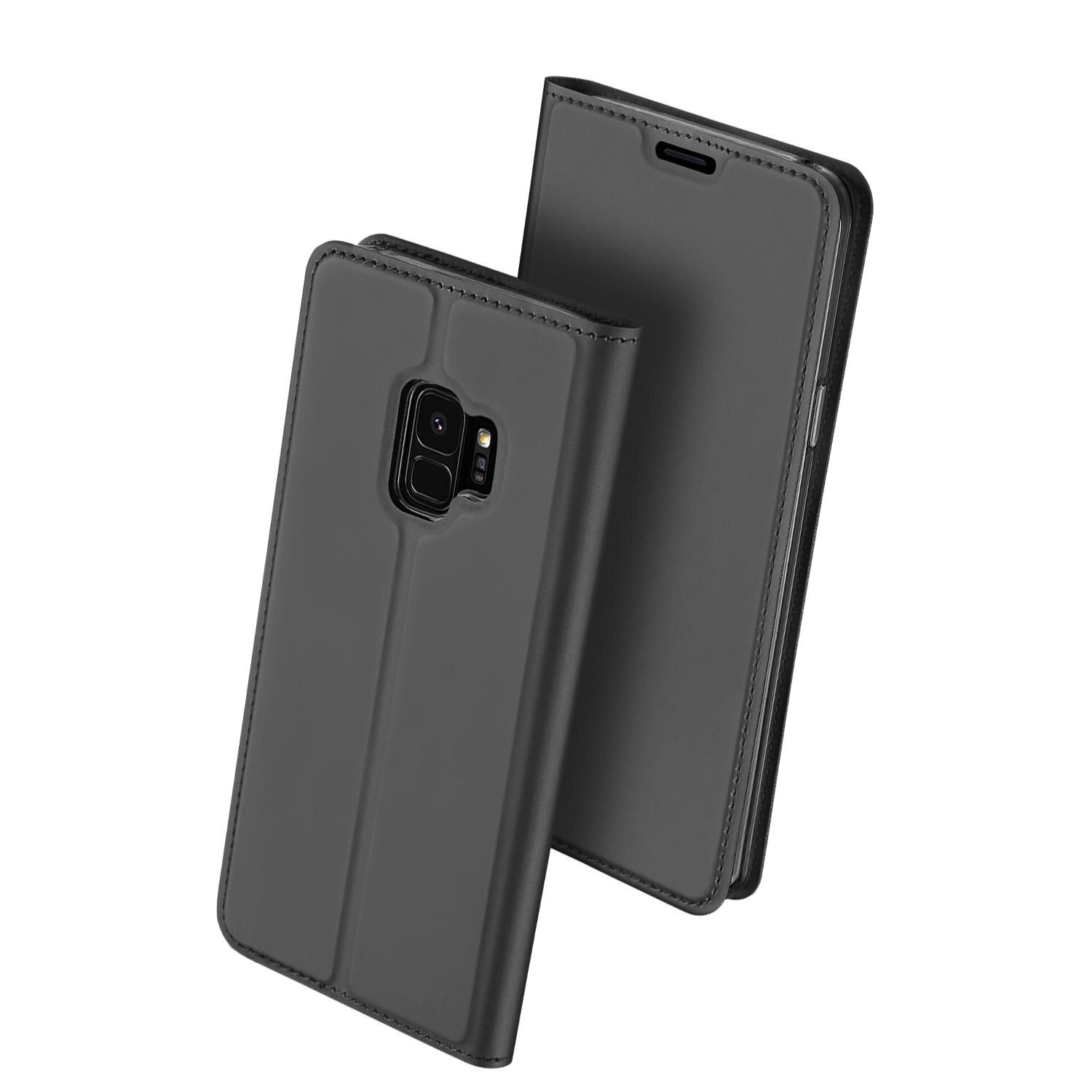 Étui portefeuille Skin Pro Series Samsung Galaxy S9, Gris