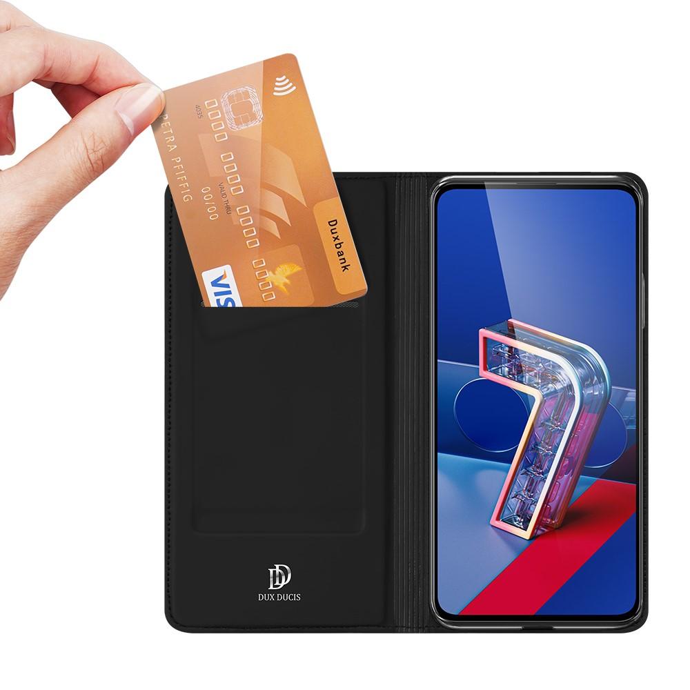 Étui portefeuille Skin Pro Series Asus ZenFone 7/ZenFone 7 Pro, Noir