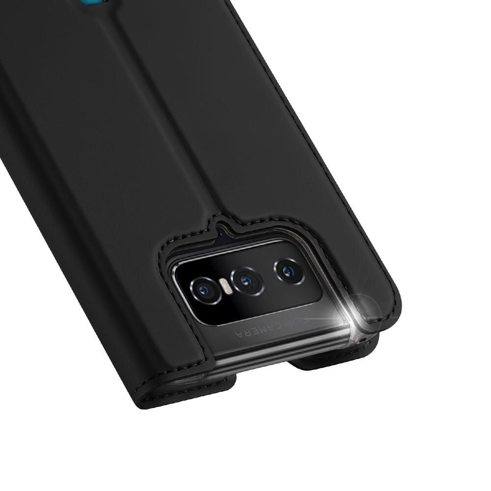 Étui portefeuille Skin Pro Series Asus ZenFone 7/ZenFone 7 Pro, Noir