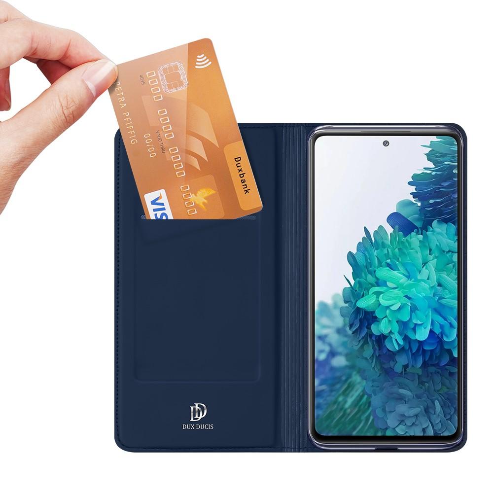 Étui portefeuille Skin Pro Series Samsung Galaxy S20 FE, Bleu