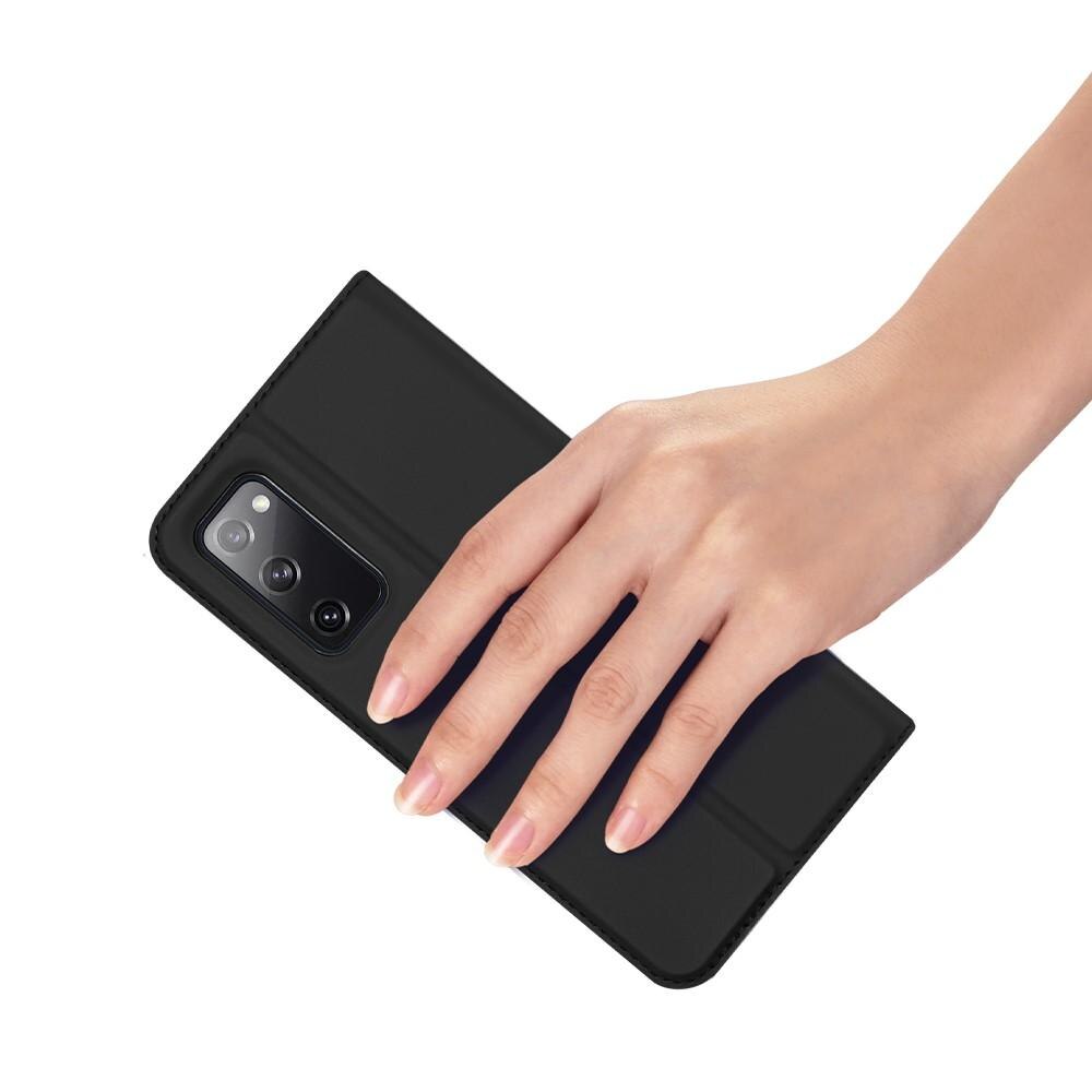 Étui portefeuille Skin Pro Series Samsung Galaxy S20 FE, Noir