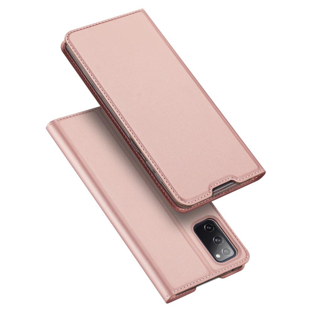 Étui portefeuille Skin Pro Series Samsung Galaxy S20 FE, Or rose