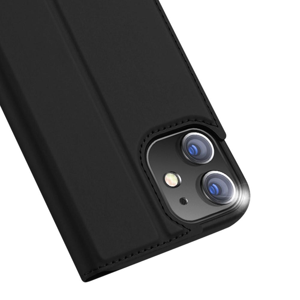 Étui portefeuille Skin Pro Series iPhone 12/iPhone 12 Pro, Noir