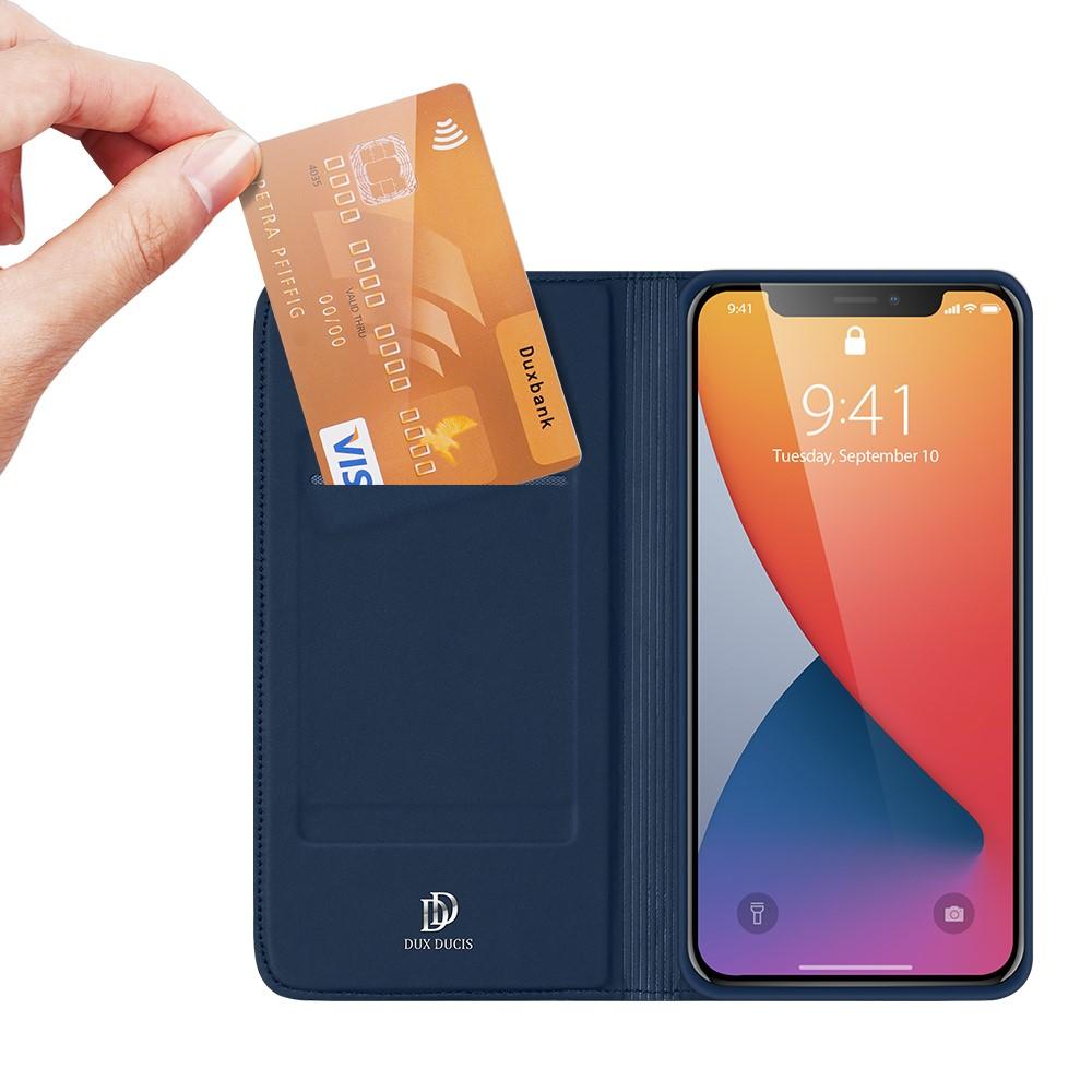 Étui portefeuille Skin Pro Series iPhone 12/iPhone 12 Pro, Navy