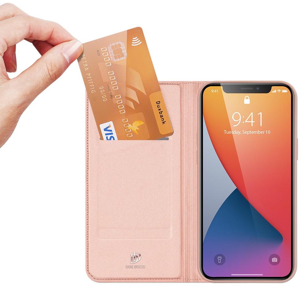 Étui portefeuille Skin Pro Series Apple iPhone 12/iPhone 12 Pro, Or rose