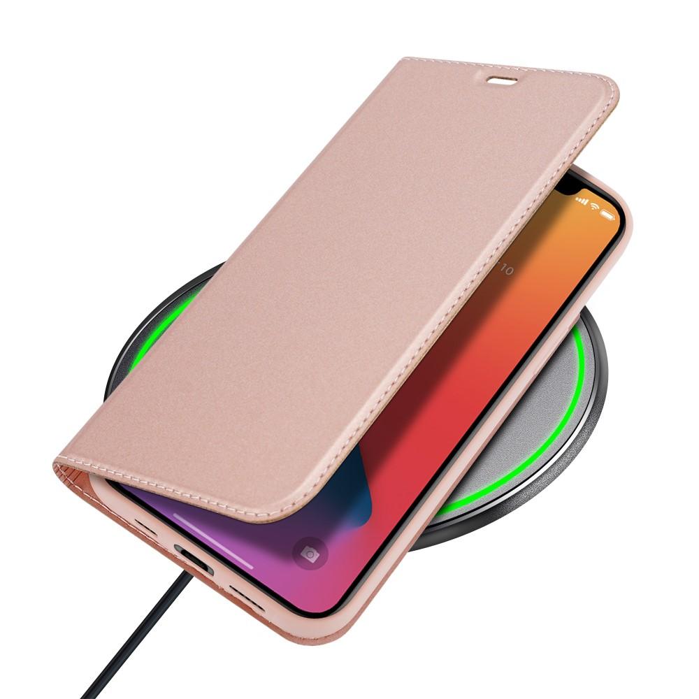 Étui portefeuille Skin Pro Series Apple iPhone 12/iPhone 12 Pro, Or rose