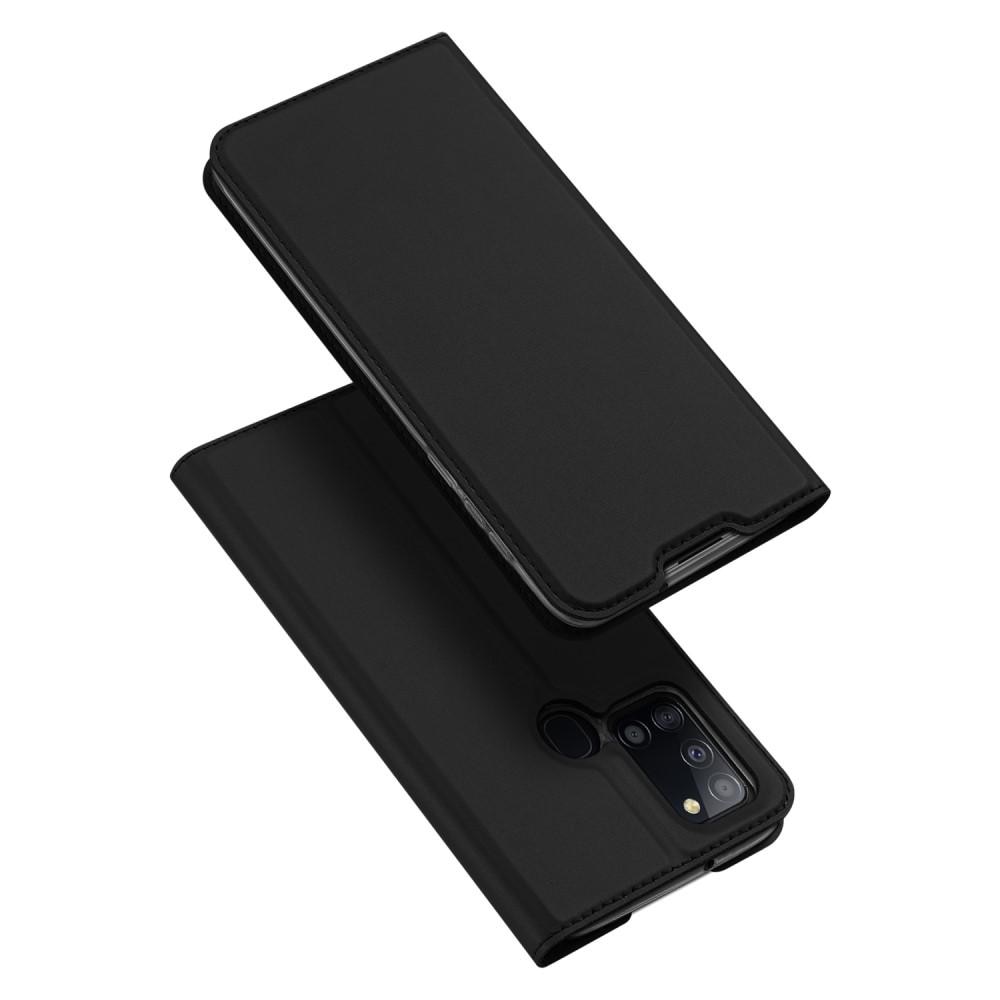 Étui portefeuille Skin Pro Series Samsung Galaxy A21s Black
