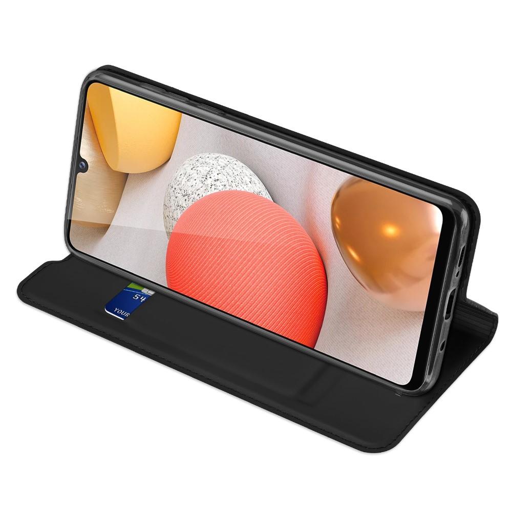 Étui portefeuille Skin Pro Series Samsung Galaxy A42, Noir