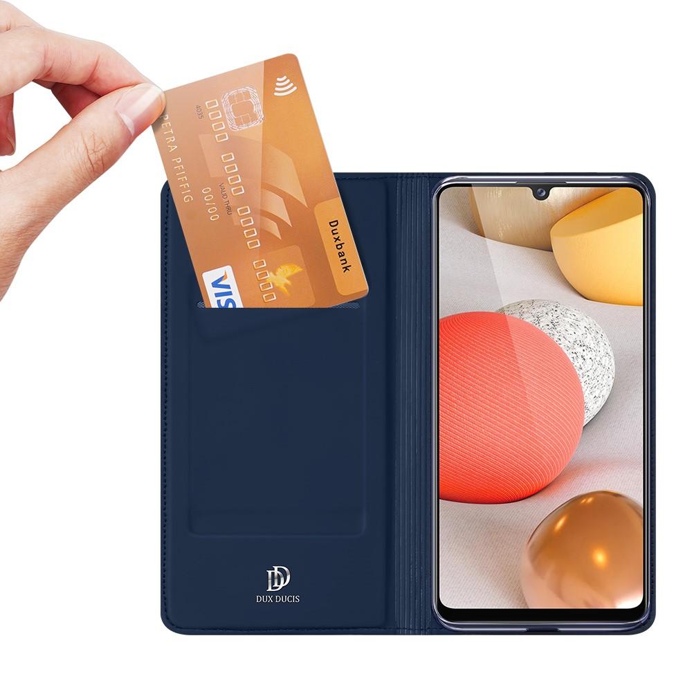 Étui portefeuille Skin Pro Series Samsung Galaxy A42, Bleu