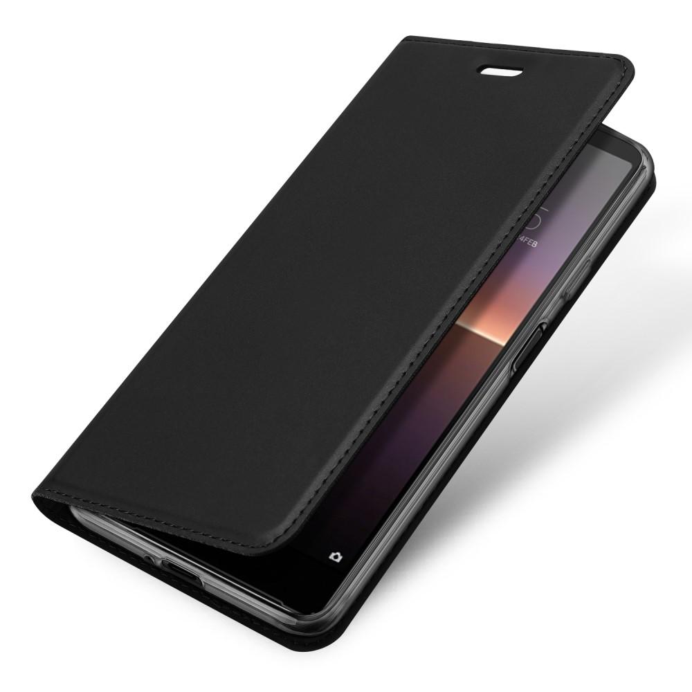 Étui portefeuille Skin Pro Series Sony Xperia 10 II, Noir