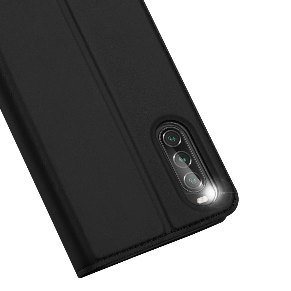Étui portefeuille Skin Pro Series Sony Xperia 10 II, Noir