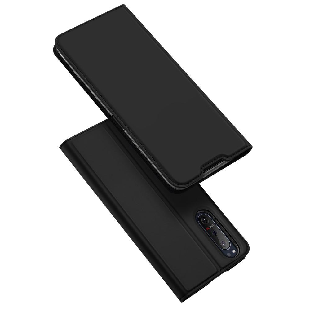 Étui portefeuille Skin Pro Series Sony Xperia 5 II Black