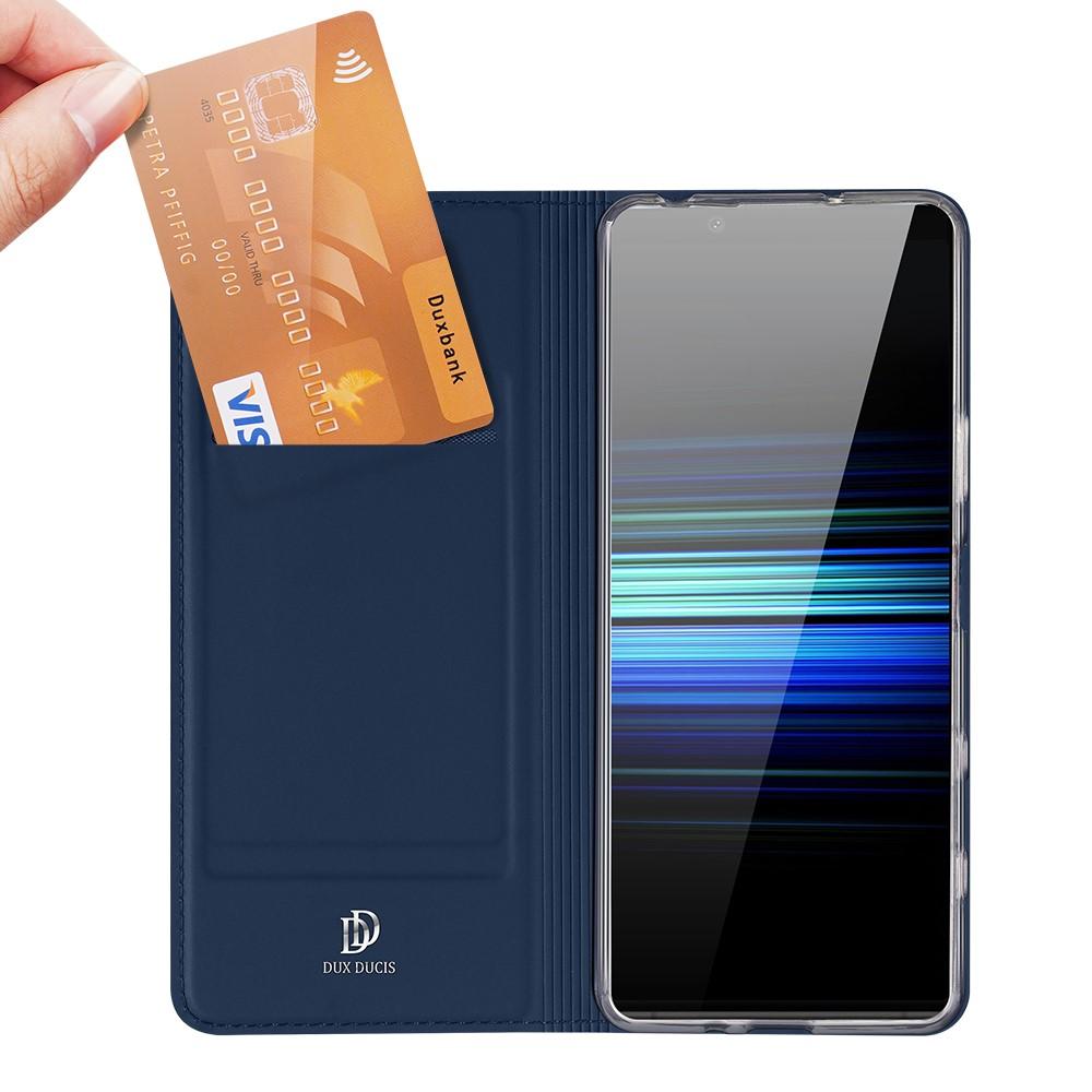 Étui portefeuille Skin Pro Series Sony Xperia 5 II, Bleu