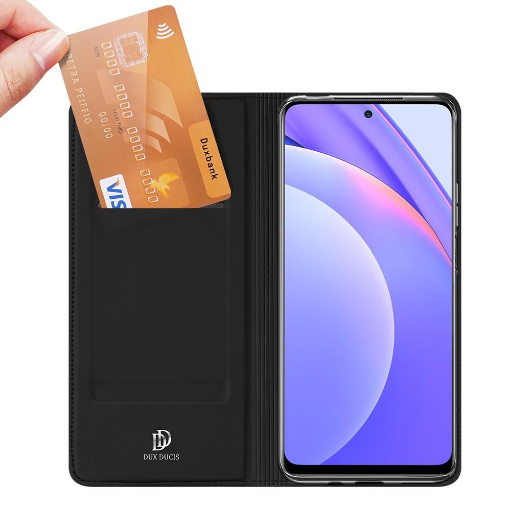 Étui portefeuille Skin Pro Series Xiaomi Mi 10T Lite 5G, Noir