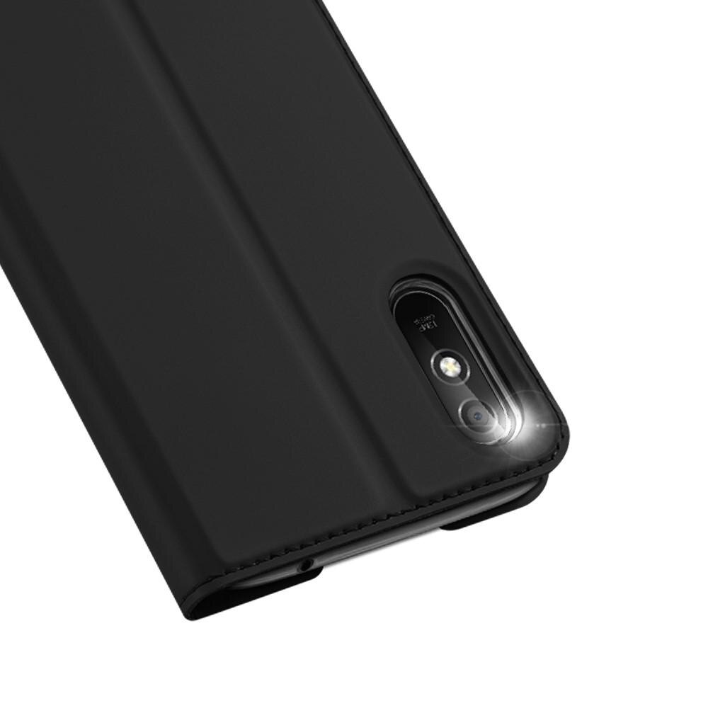 Étui portefeuille Skin Pro Series Xiaomi Redmi 9AT/Redmi 9A, Noir