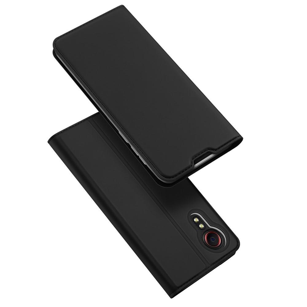 Étui portefeuille Skin Pro Series Samsung Galaxy Xcover 5, Noir